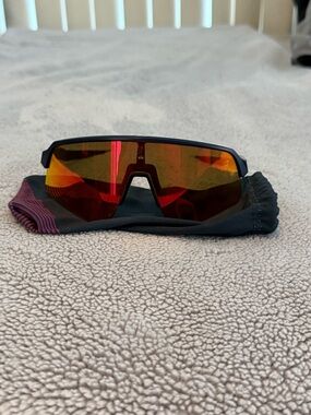 Oakley Sutro Origins Collection Sunglasses Navy Blue Prizm Ruby Lenses OO9406